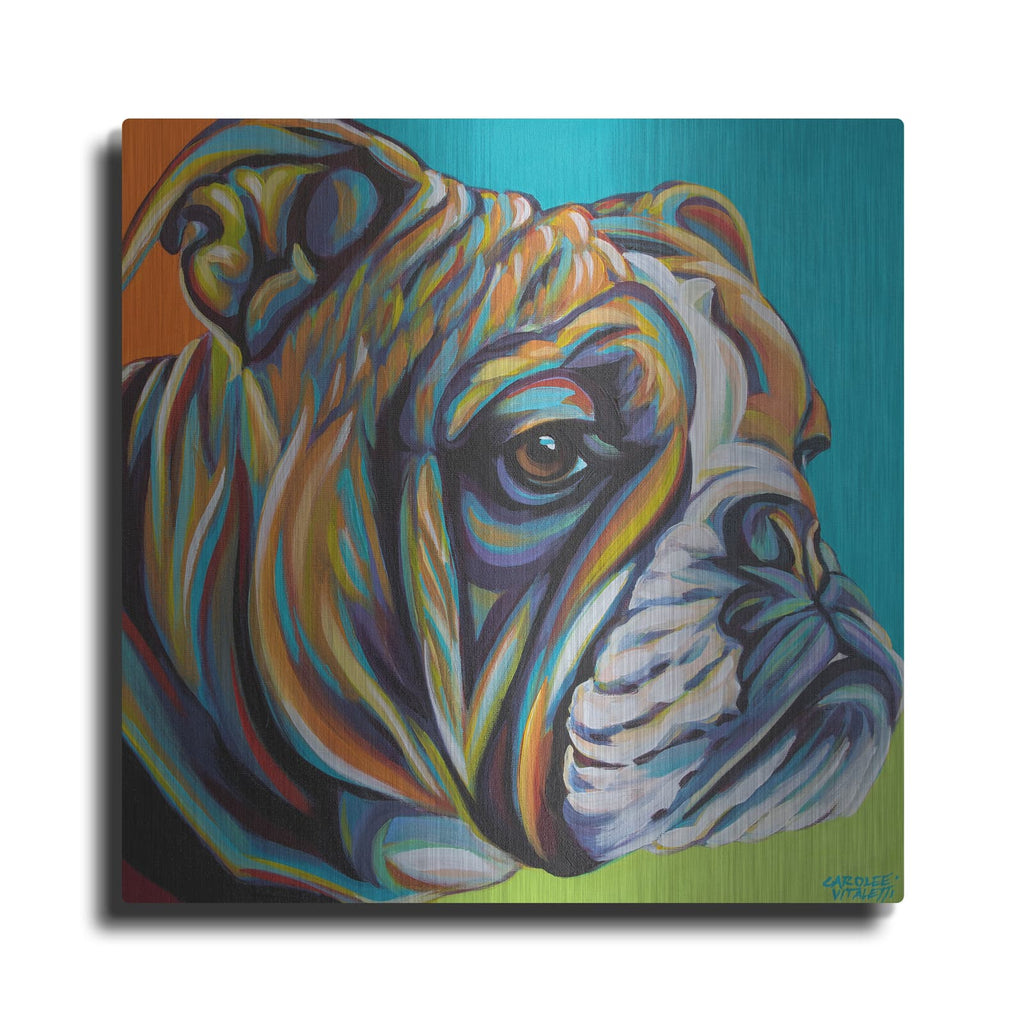 'Dog Friend I' by Carolee Vitaletti – Metal Wall Art