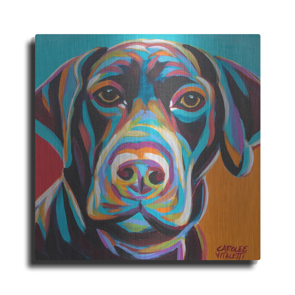 'Dog Friend II' by Carolee Vitaletti – Metal Wall Art