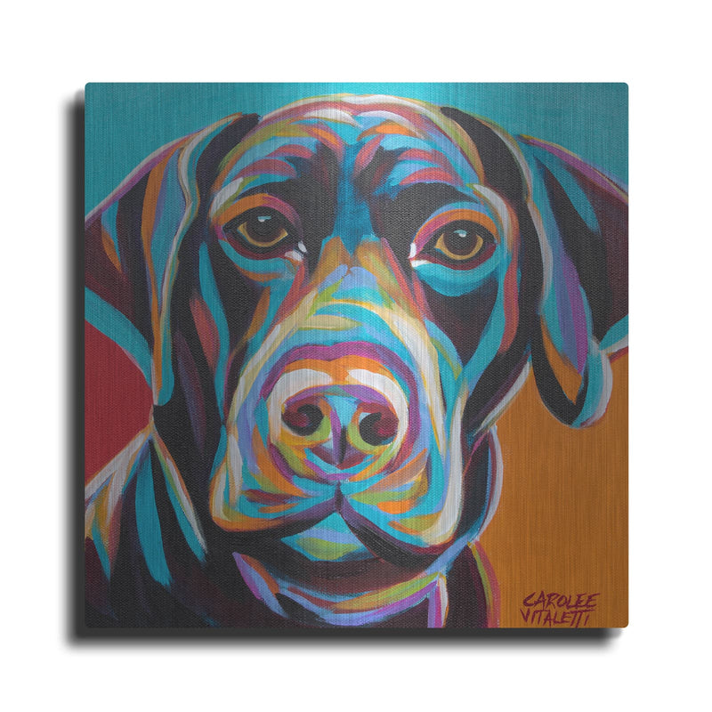 'Dog Friend II' by Carolee Vitaletti – Metal Wall Art