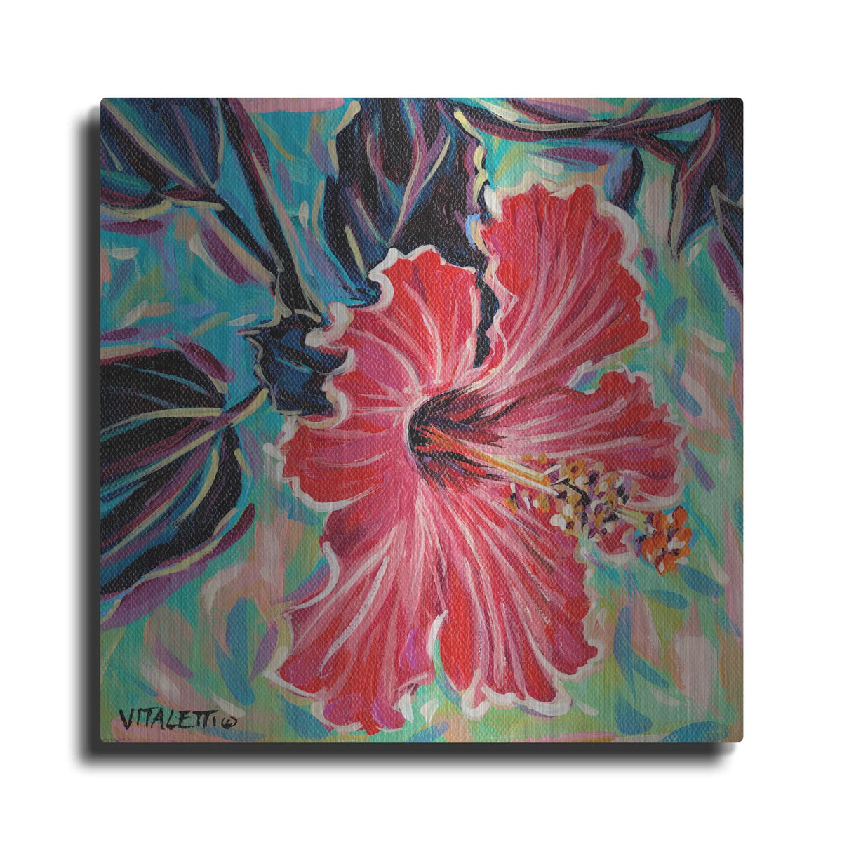 'Hawaiian Beauty I' by Carolee Vitaletti – Metal Wall Art