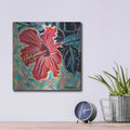 'Hawaiian Beauty II' by Carolee Vitaletti – Metal Wall Art, 12x12 room view