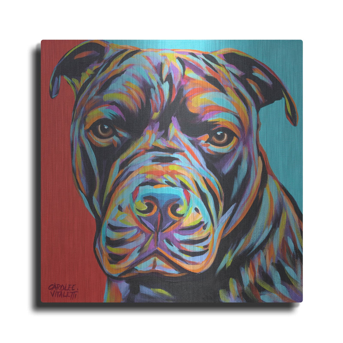 'Canine Buddy III' by Carolee Vitaletti – Metal Wall Art