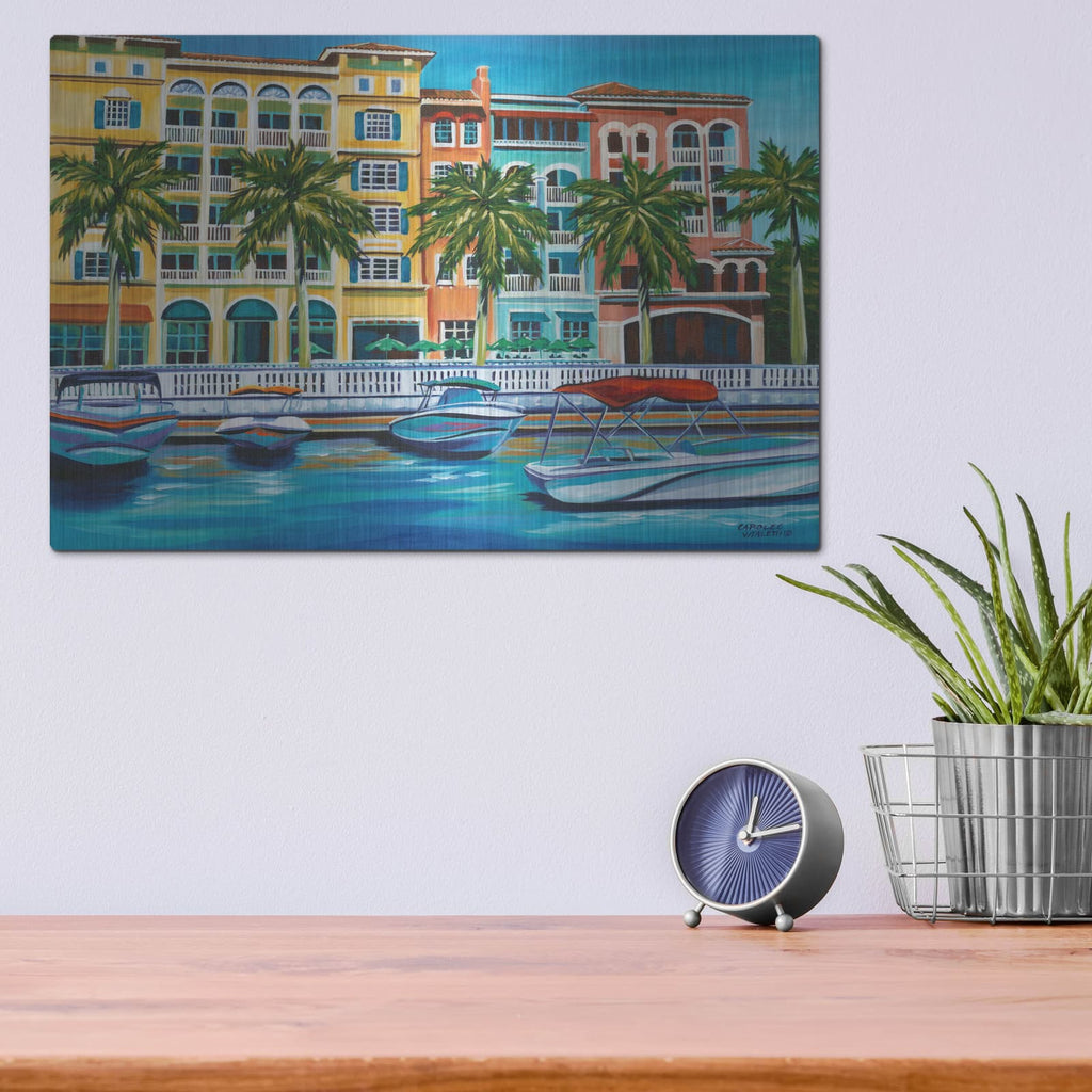 'Tropical Rendezvous I' by Carolee Vitaletti – Metal Wall Art, 16x12 room view