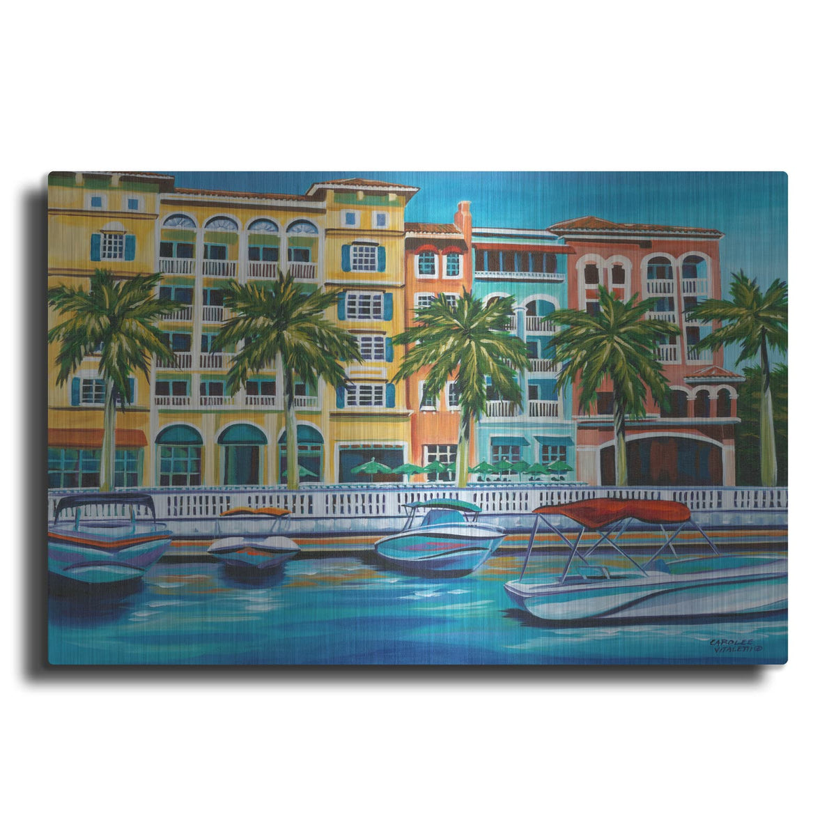 'Tropical Rendezvous I' by Carolee Vitaletti – Metal Wall Art