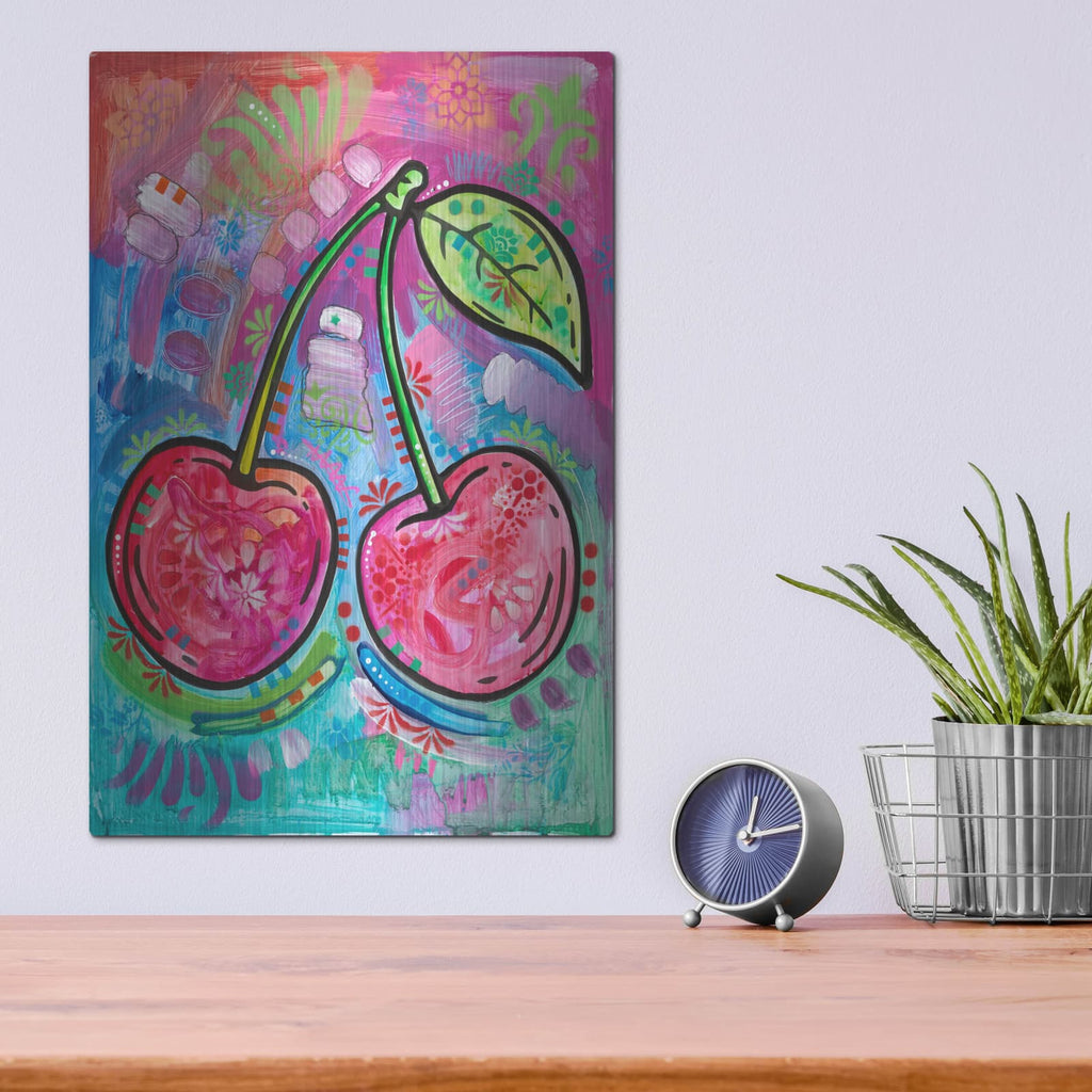 'Cherry Time' by Dean Russo – Metal Wall Art, 12x16 room view