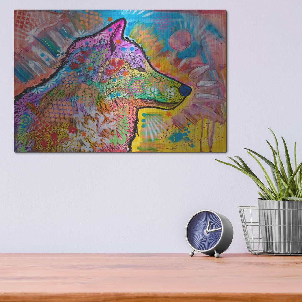 'Observing' by Dean Russo – Metal Wall Art, 16x12 room view