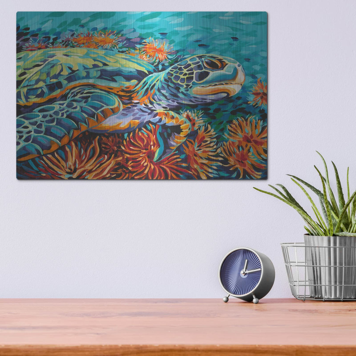 'Sea Sweetheart I' by Carolee Vitaletti – Metal Wall Art, 16x12 room view