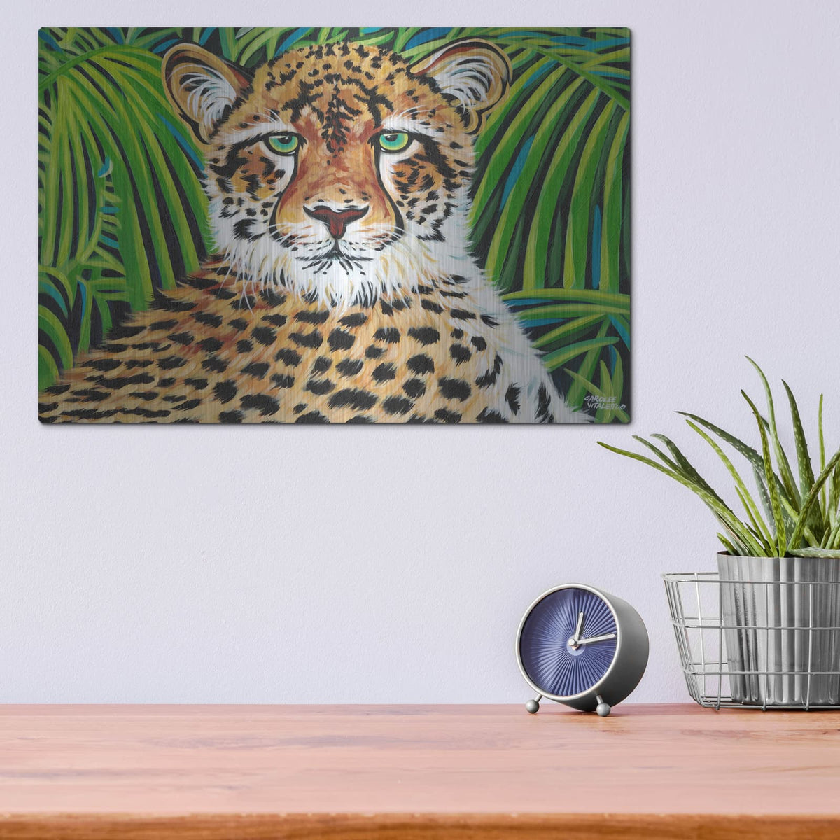 'Wild Beauties II' by Carolee Vitaletti – Metal Wall Art, 16x12 room view