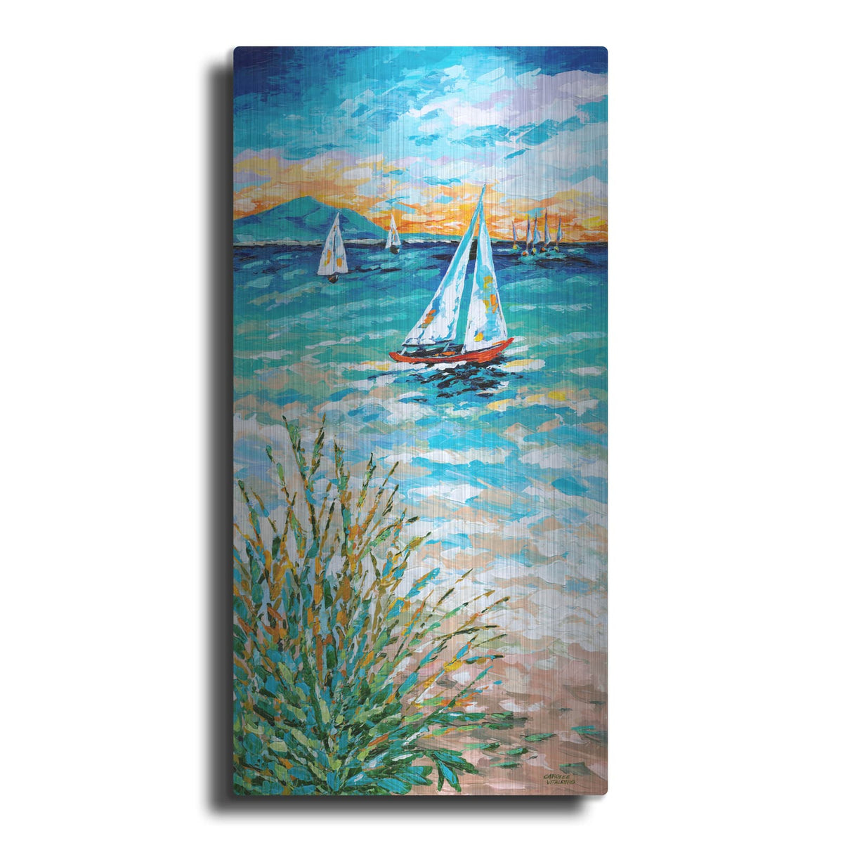 'Wind in my Sail I' by Carolee Vitaletti – Metal Wall Art