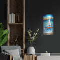 'Wind in my Sail II' by Carolee Vitaletti – Metal Wall Art, 12x24 room view