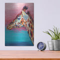 'Sky High Giraffe II' by Carolee Vitaletti – Metal Wall Art, 12x16 room view