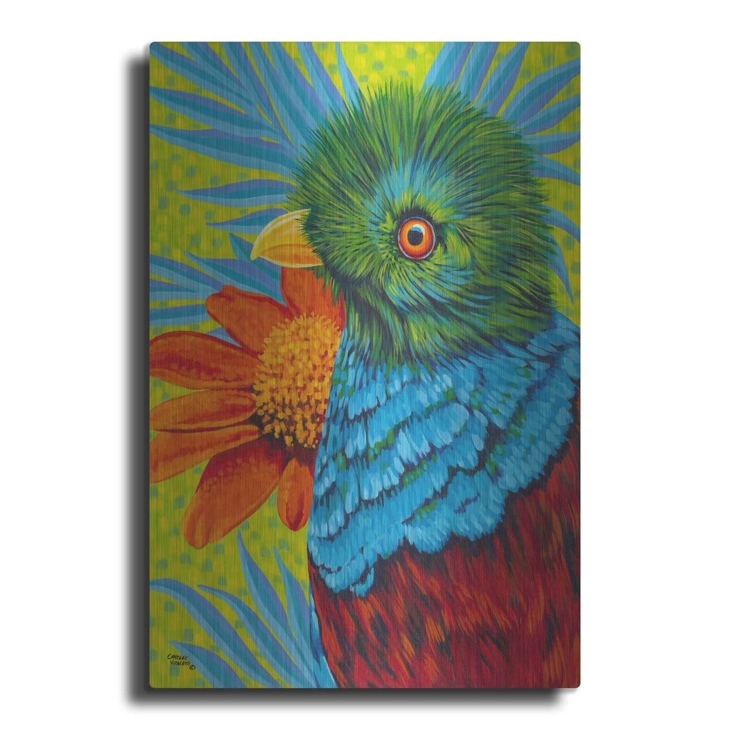 'Bird in the Tropics II' by Carolee Vitaletti – Metal Wall Art