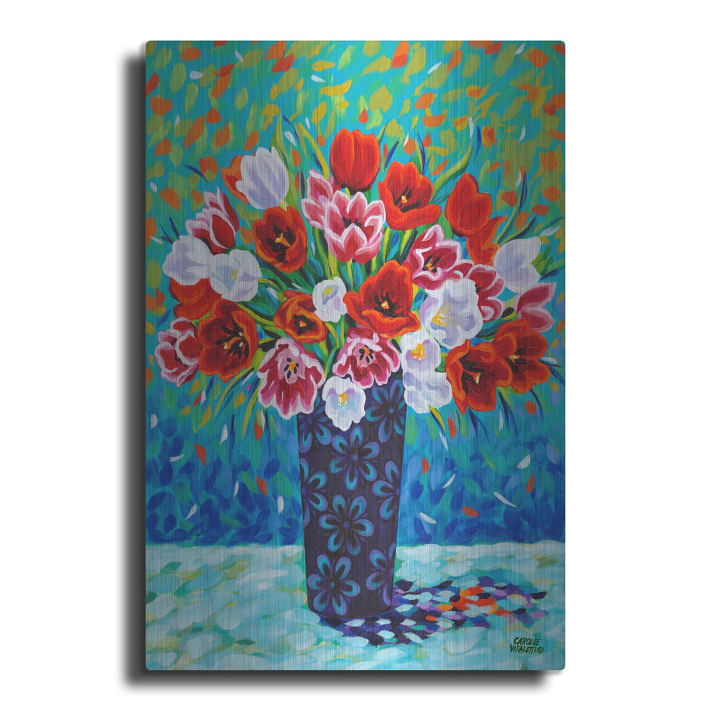 'Bouquet Celebration I' by Carolee Vitaletti – Metal Wall Art