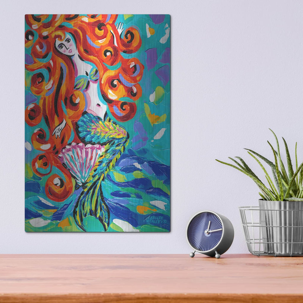 'Ocean Friends IV' by Carolee Vitaletti – Metal Wall Art, 12x16 room view