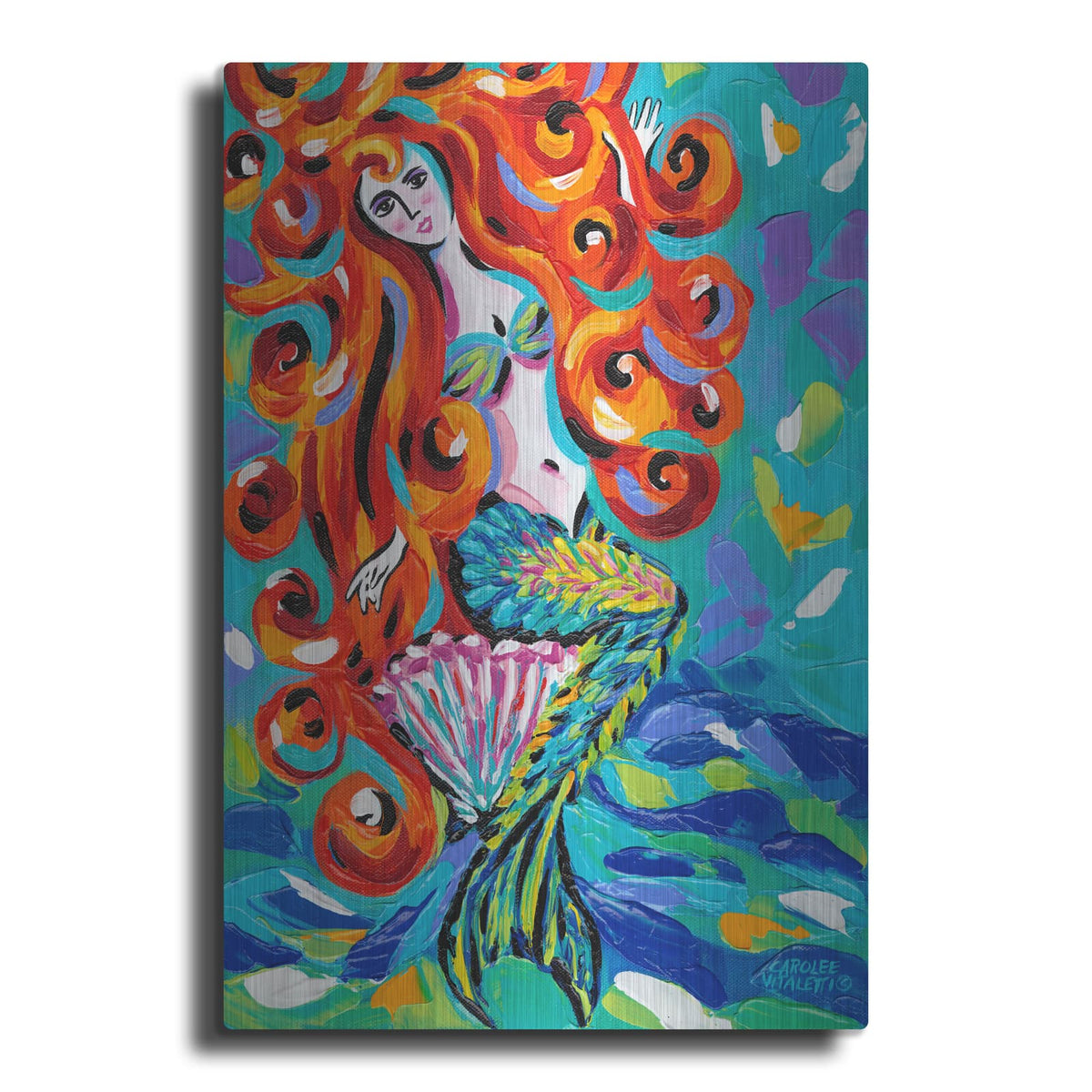 'Ocean Friends IV' by Carolee Vitaletti – Metal Wall Art