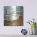 'Porcelain Bath IV' by Ethan Harper – Metal Wall Art, 12x12 room view