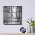 'Intersect II' by Ethan Harper – Metal Wall Art, 12x12 room view