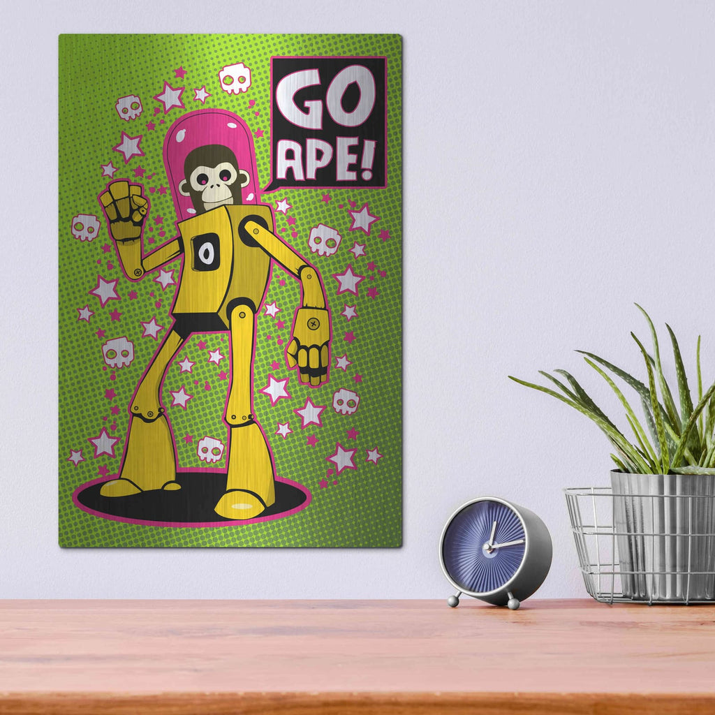 'Go Ape' by Craig Snodgrass – Metal Wall Art, 12x16 room view