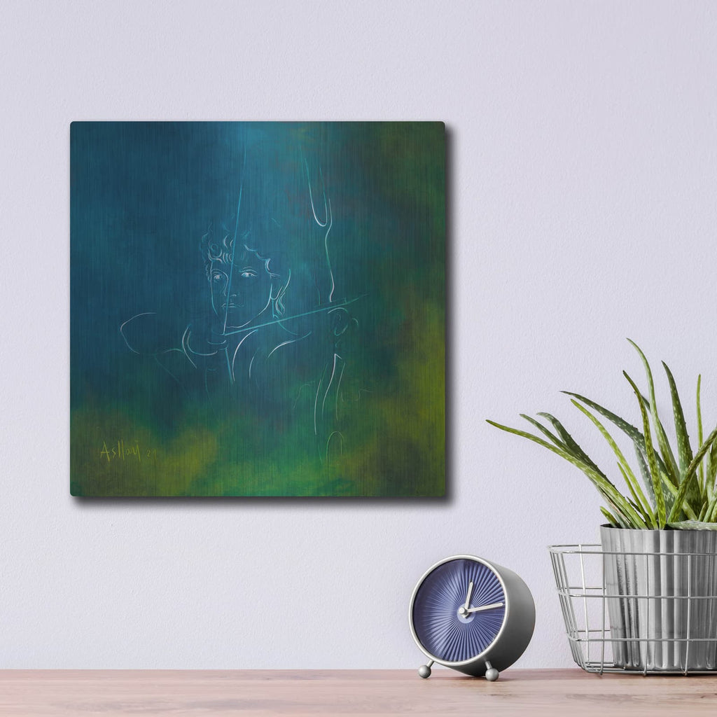 'Sagittarius' by Samedin Asllani – Metal Wall Art, 12x12 room view