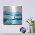 'Blue Currents III' by Ethan Harper – Metal Wall Art, 12x12 room view