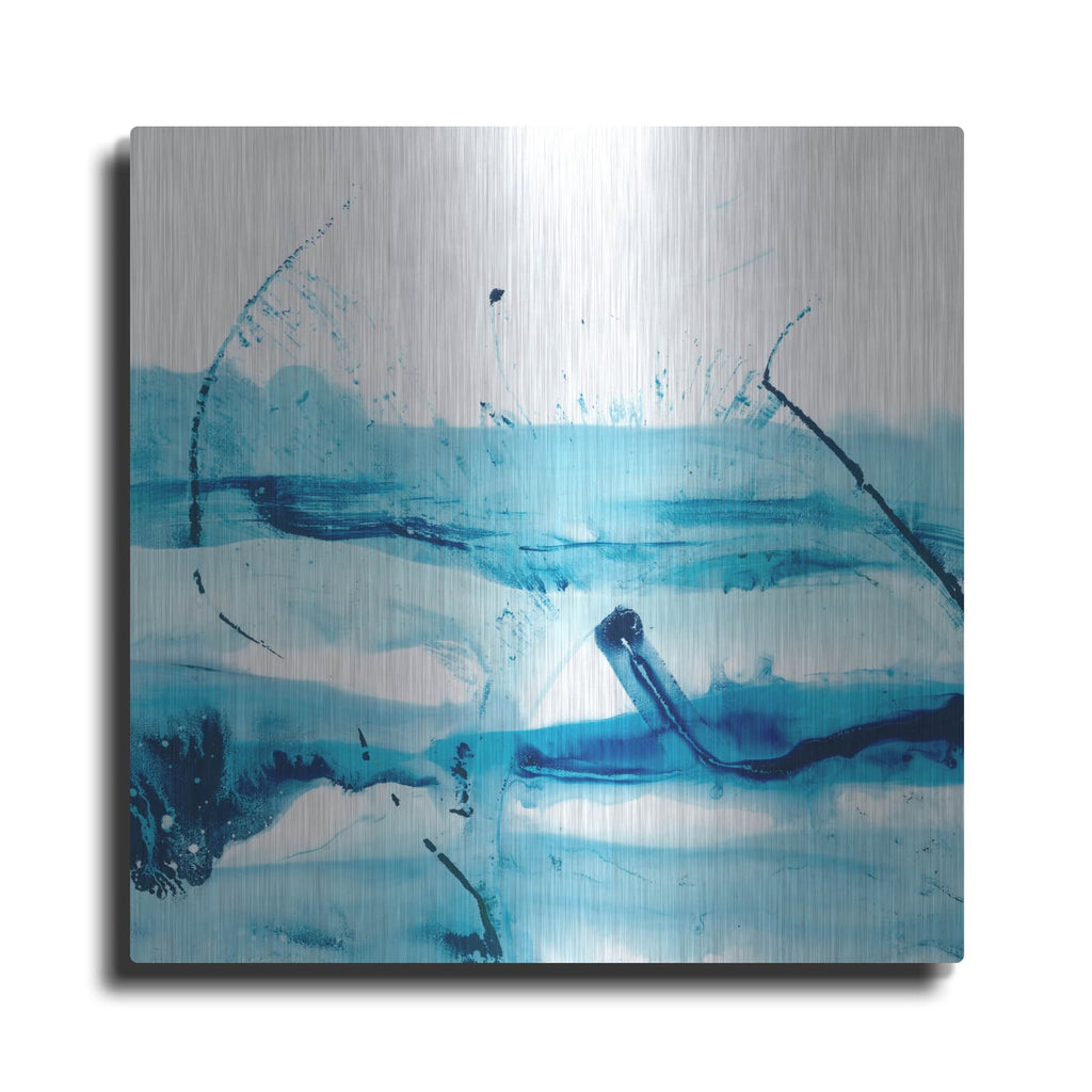 'Blue Currents III' by Ethan Harper – Metal Wall Art