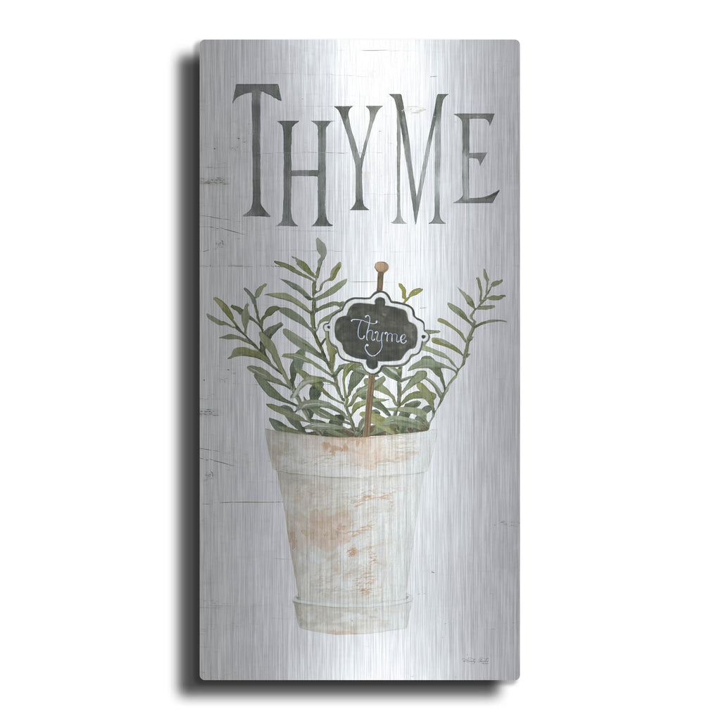 'Thyme' by Cindy Jacobs – Metal Wall Art
