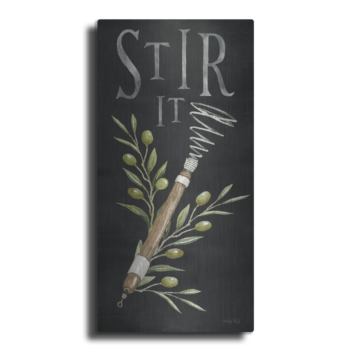 'Stir It' by Cindy Jacobs – Metal Wall Art