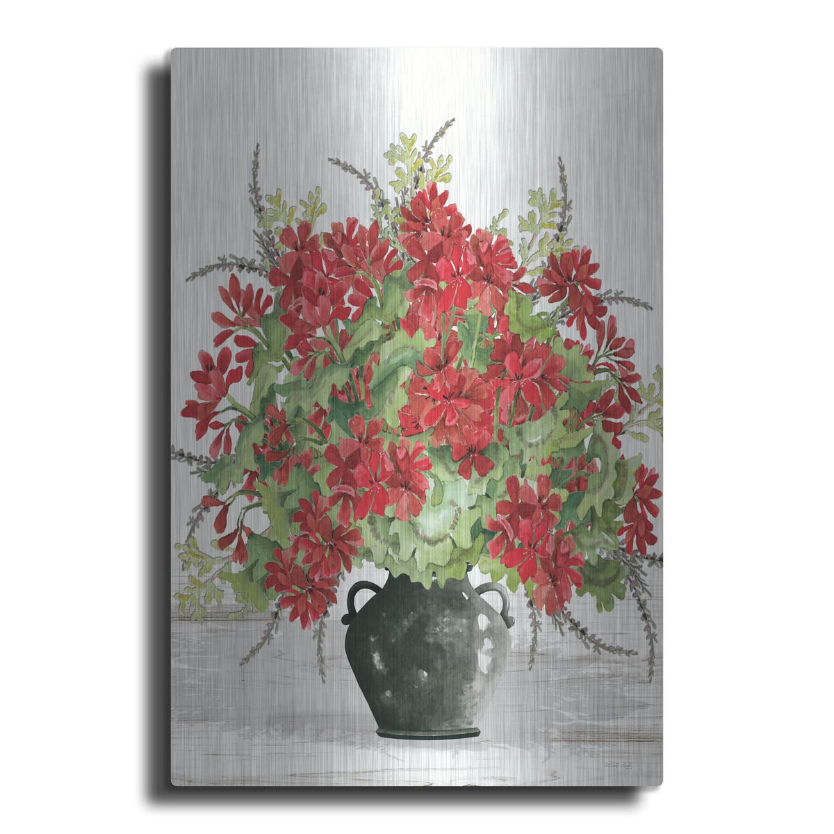 'Red Abundance' by Cindy Jacobs – Metal Wall Art