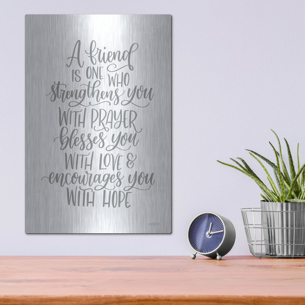 'A Friend' by Imperfect Dust – Metal Wall Art, 12x16 room view