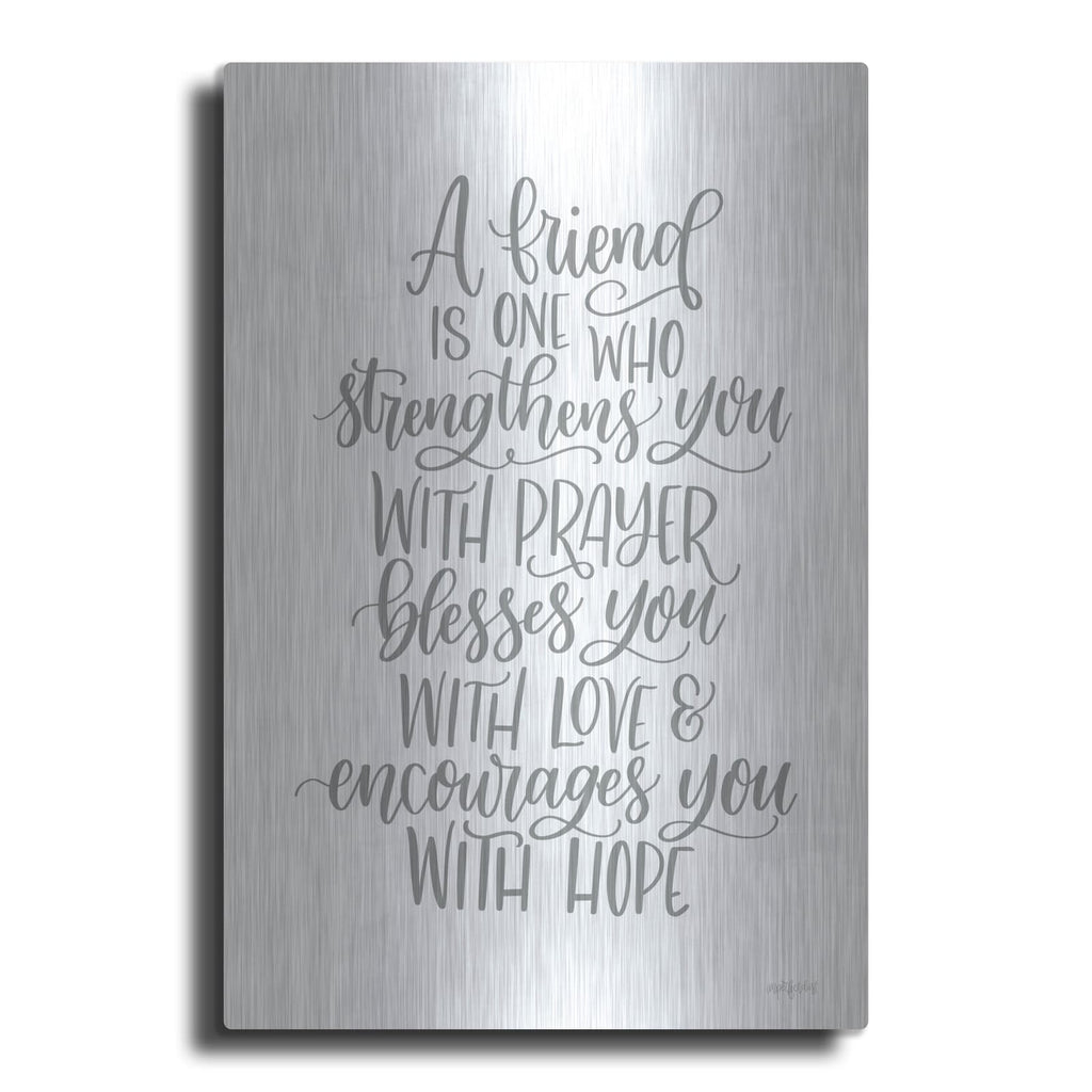 'A Friend' by Imperfect Dust – Metal Wall Art