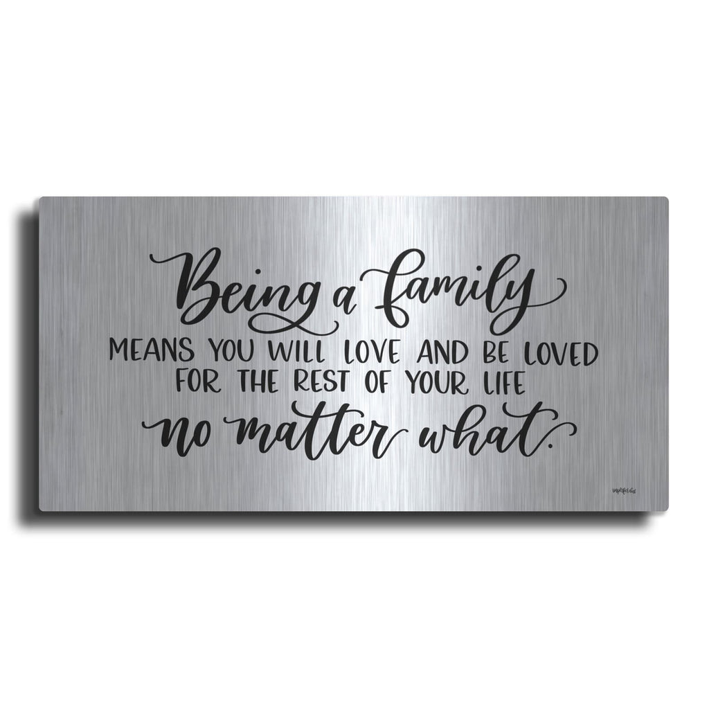 'No Matter What' by Imperfect Dust – Metal Wall Art