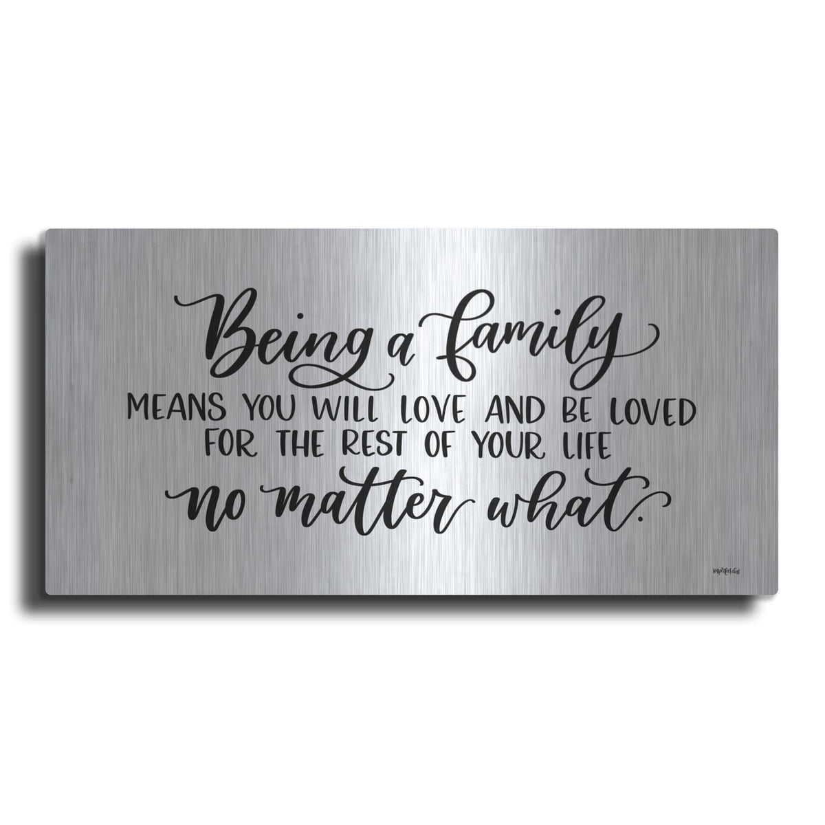'No Matter What' by Imperfect Dust – Metal Wall Art