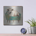 'Moo-ving In I' by Ethan Harper – Metal Wall Art, 12x12 room view