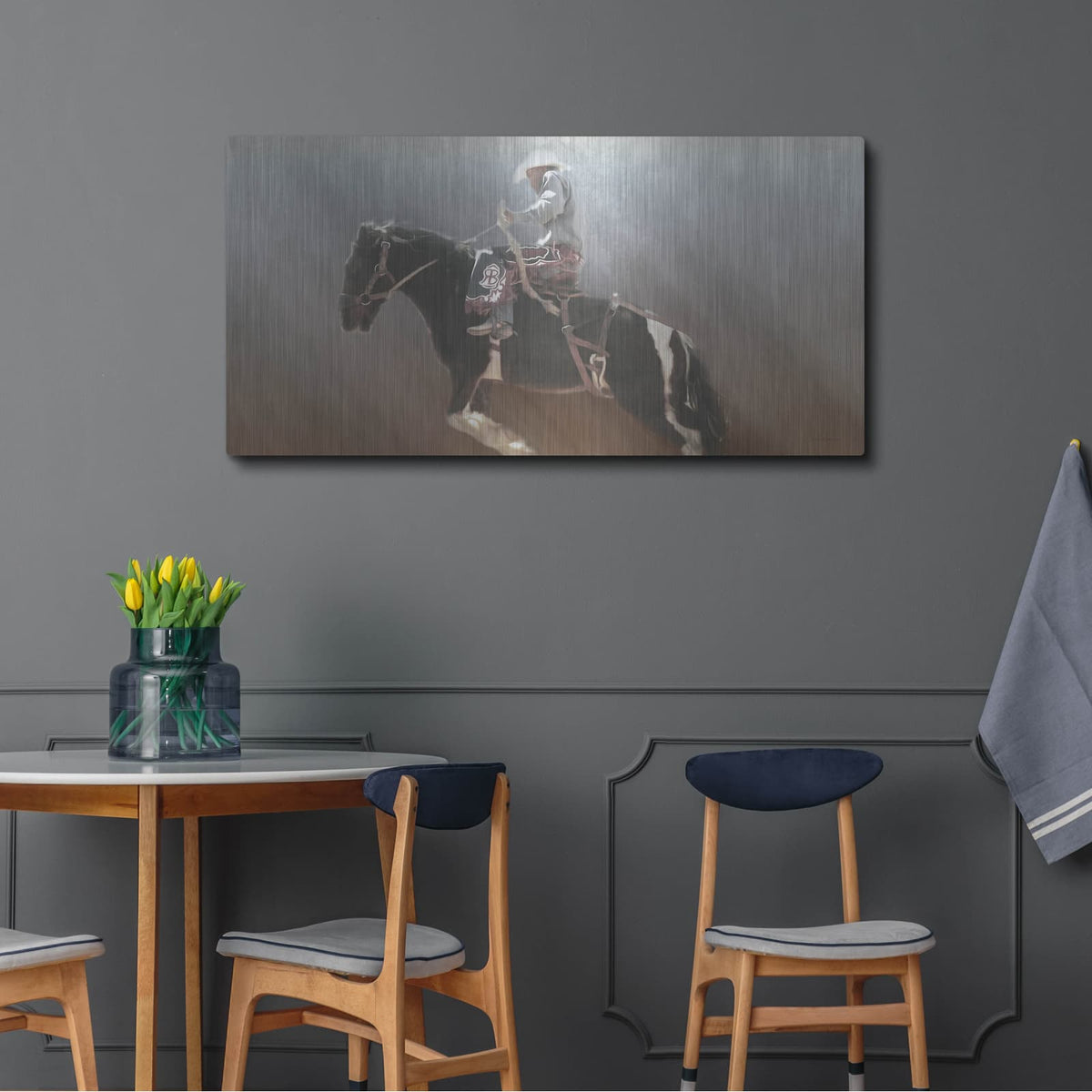 'Rockin' RB' by Kari Brooks – Metal Wall Art, 48x24 room view