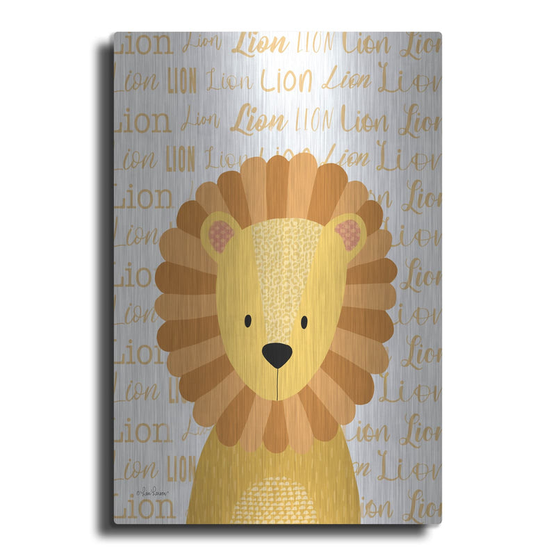 'Baby Lion' by Lisa Larson – Metal Wall Art