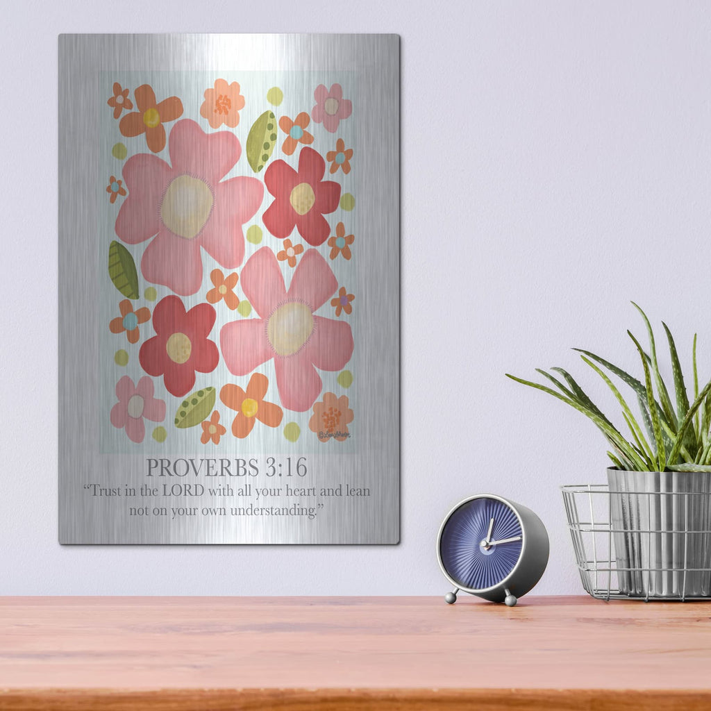 'Trust in the Lord' by Lisa Larson – Metal Wall Art, 12x16 room view