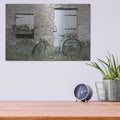 'Pumpkin Spice Bike' by Lori Deiter – Metal Wall Art, 16x12 room view