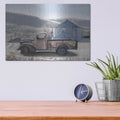 'Rustic Winter Farm' by Lori Deiter – Metal Wall Art, 16x12 room view