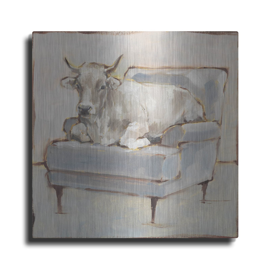 'Moo-ving In III' by Ethan Harper – Metal Wall Art