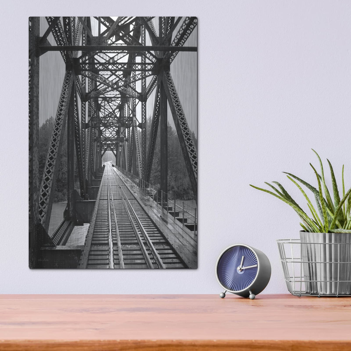 'The Alaskan Railroad' by Lori Deiter – Metal Wall Art, 12x16 room view
