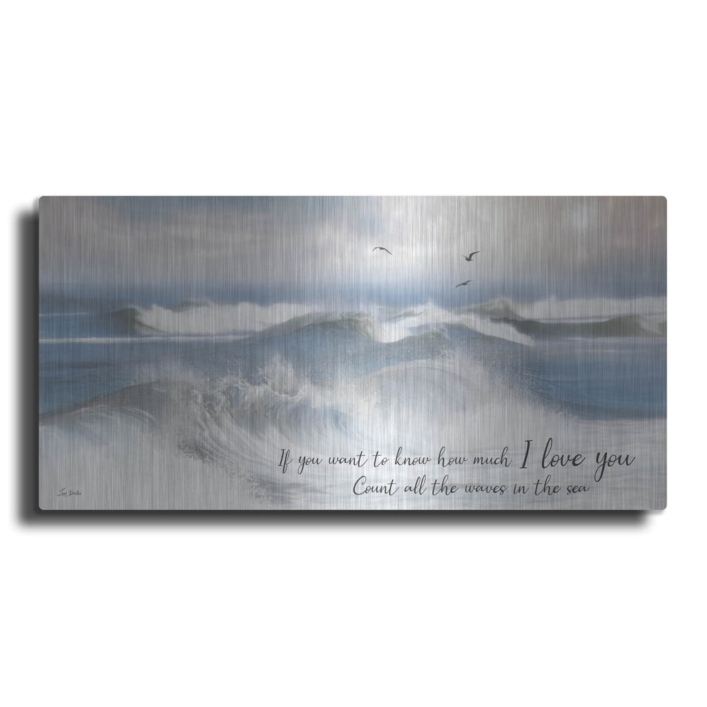'Count the Waves in the Sea' by Lori Deiter – Metal Wall Art