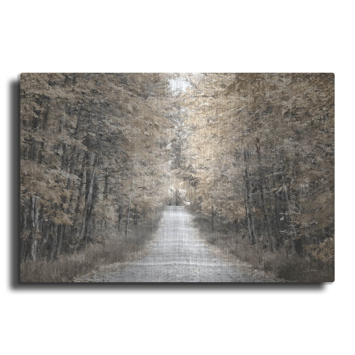 'The Golden Road' by Lori Deiter – Metal Wall Art