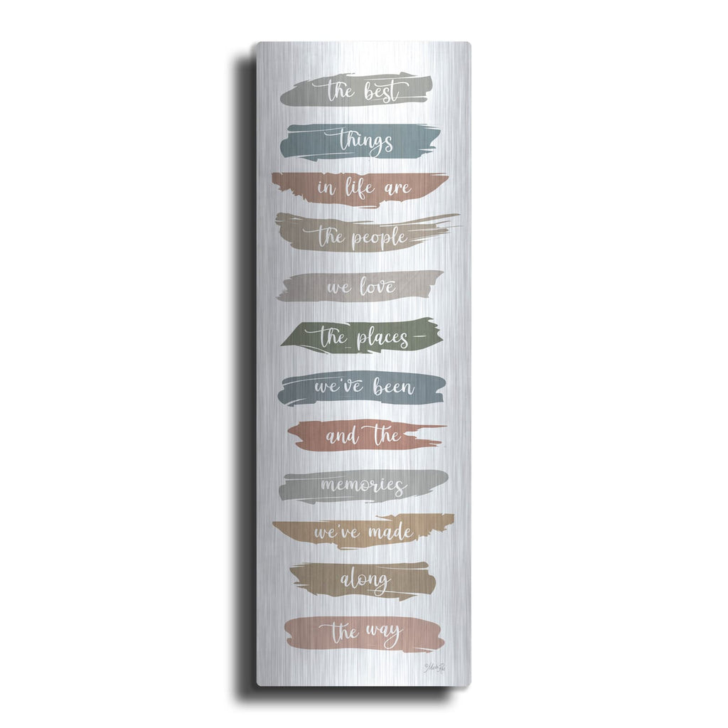 'The Best Things in Life' by Marla Rae – Metal Wall Art