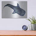 'Shark Whale 1' by Stellar Design Studio – Metal Wall Art, 16x12 room view