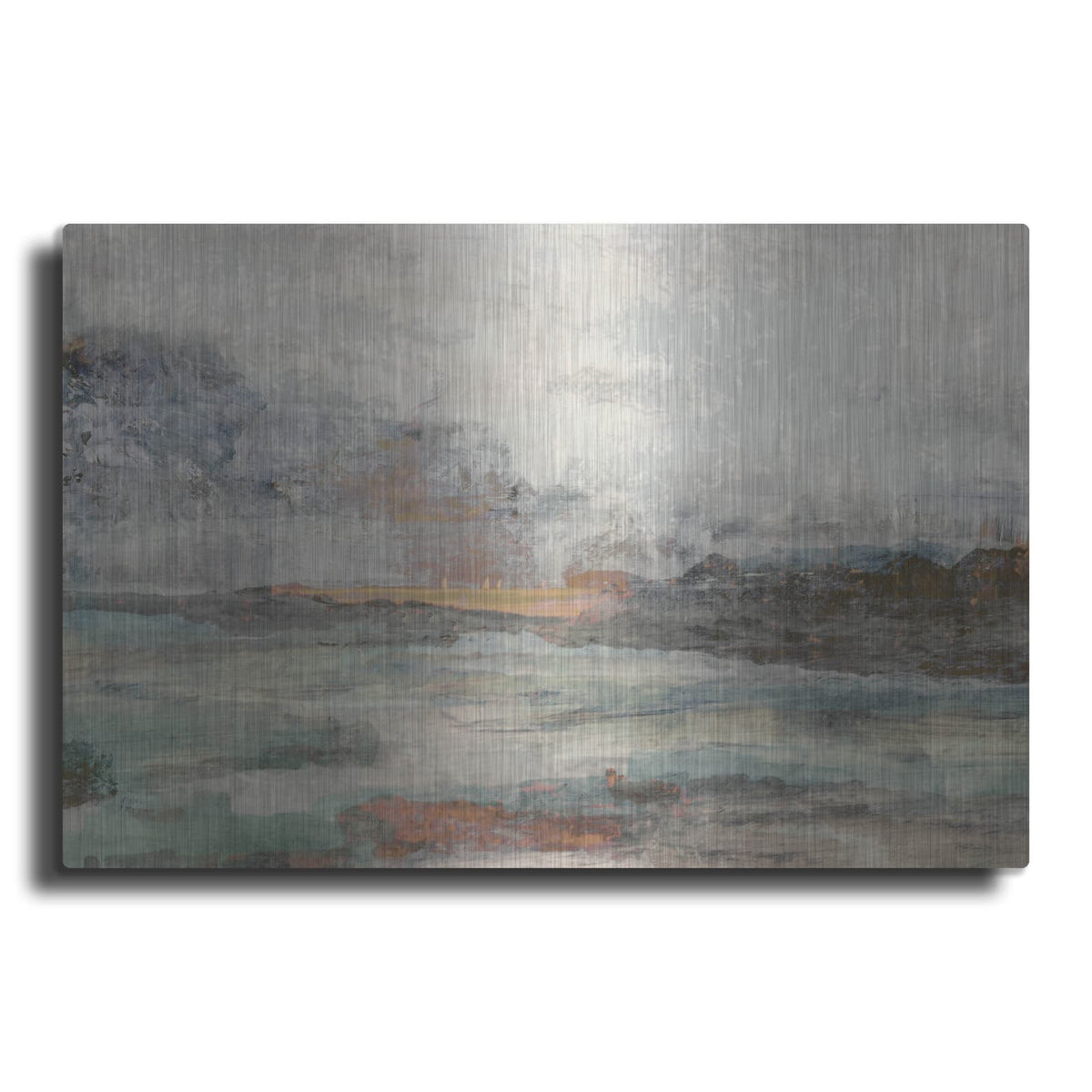 'Distant Tree Silhouette' by Stellar Design Studio – Metal Wall Art