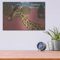 'Savanna Stroll' by Stellar Design Studio – Metal Wall Art, 16x12 room view