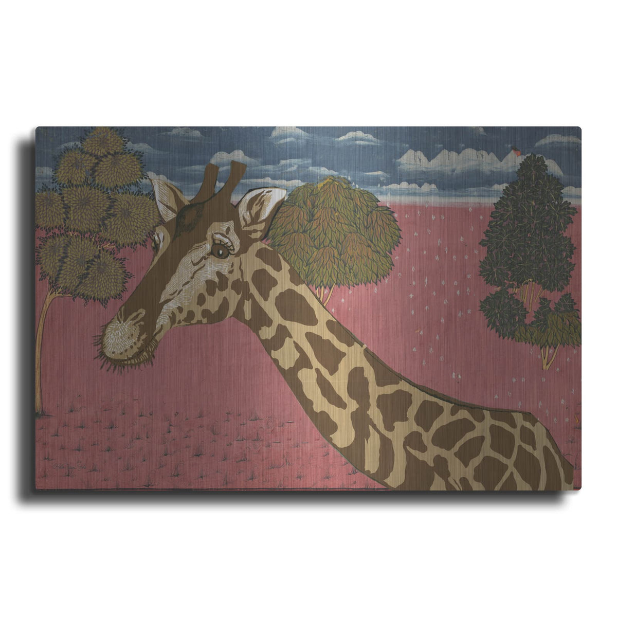 'Savanna Stroll' by Stellar Design Studio – Metal Wall Art
