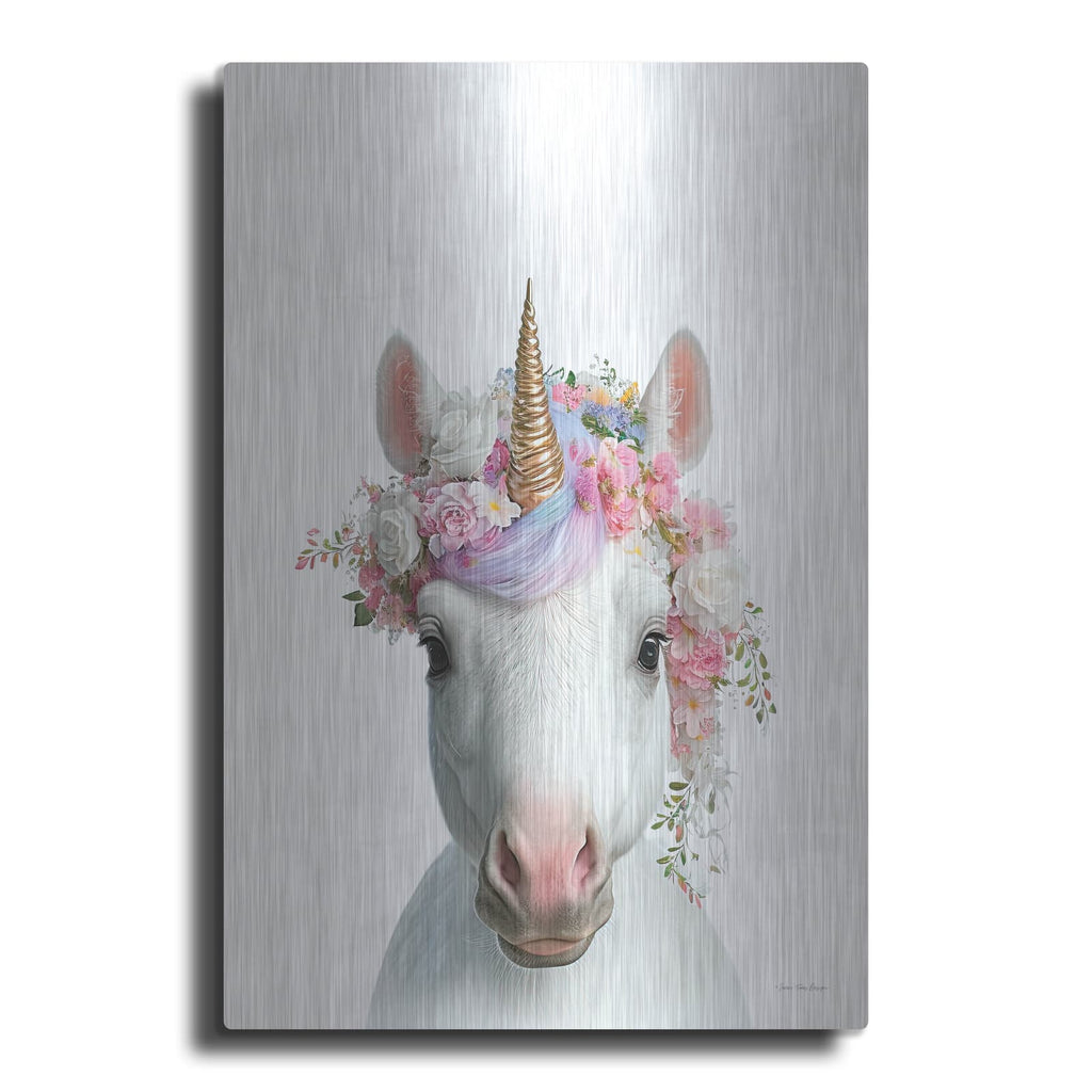 'The Mystic Unicorn' by Seven Trees Design – Metal Wall Art