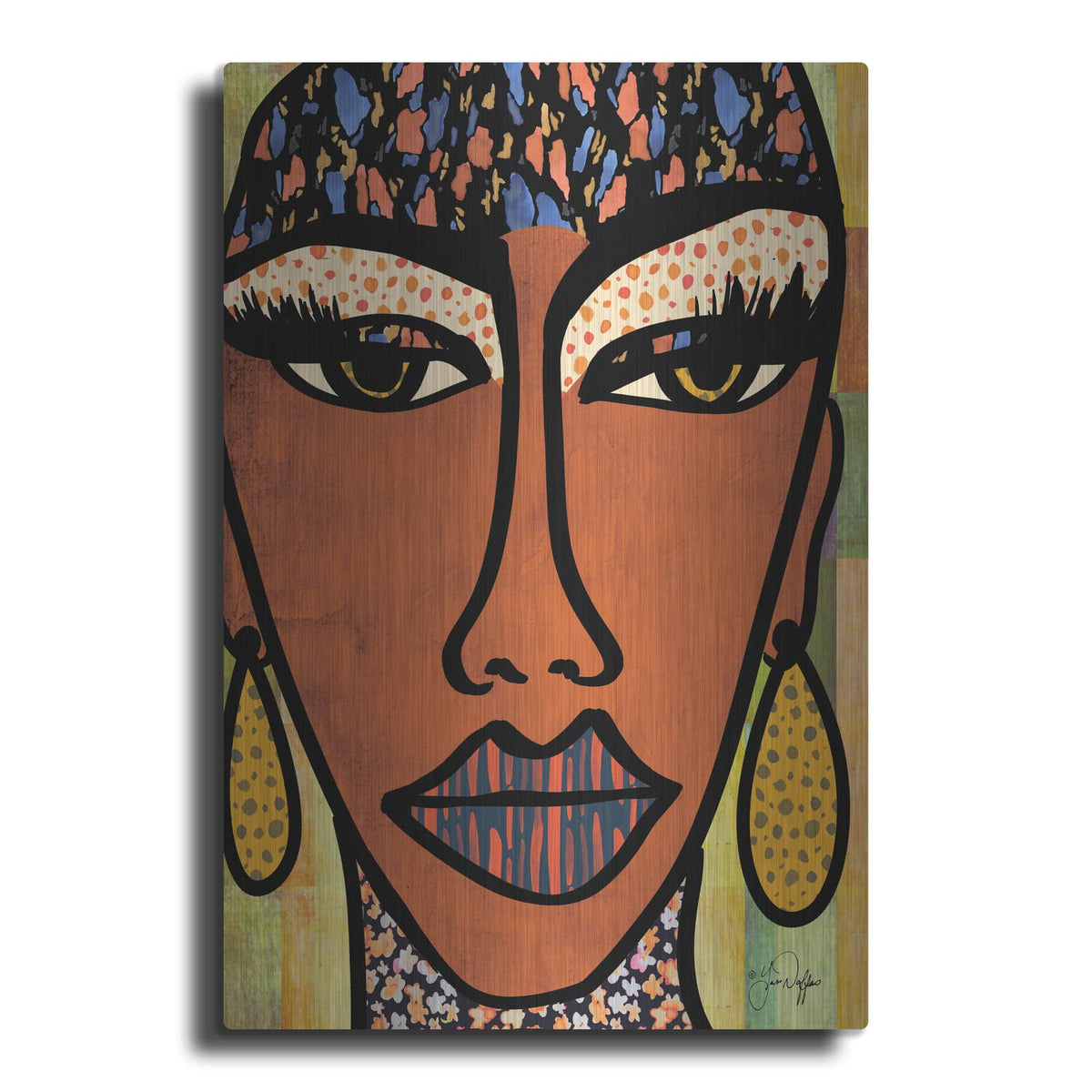 'Empowered' by Yass Naffas Designs – Metal Wall Art