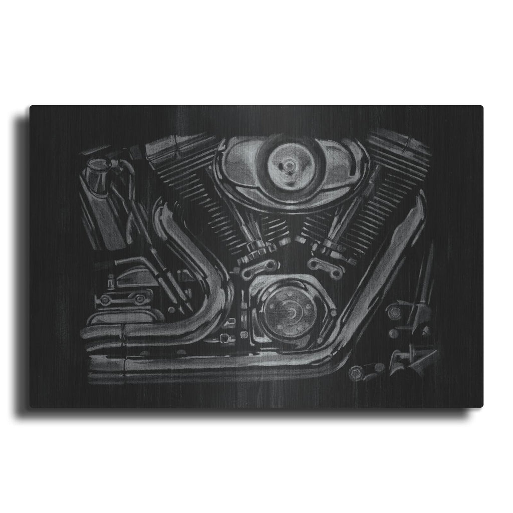 'Polished Chrome II' by Ethan Harper – Metal Wall Art